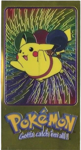 Pikachu Holo Pokemon Topps TV Animation 4 of 5  - Jumbo