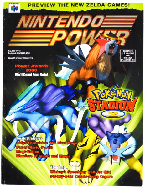 Nintendo Power Magazine (Vol.142) Pokemon Stadium 2