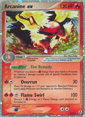 Arcanine ex /null) - Legend Maker Holofoil