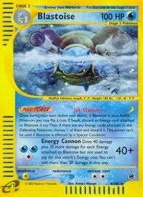 Blastoise (4/165) - Expedition Holofoil