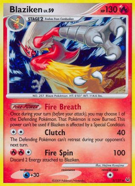 Blaziken (3/127) - Platinum Reverse Holofoil