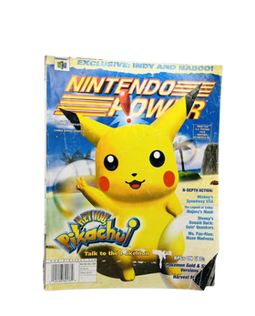 Nintendo Power Magazine 138 November 2000 Pokemon Pikachu (Imperfect)