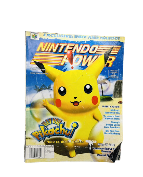 Nintendo Power Magazine 138 November 2000 Pokemon Pikachu (Imperfect)