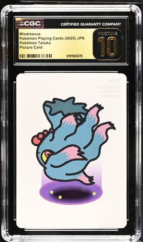 CGC PRISTINE 10 Misdreavus Pokémon Taruka