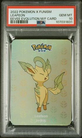 PSA 10 LEAFEON POKEMON X FUNISM