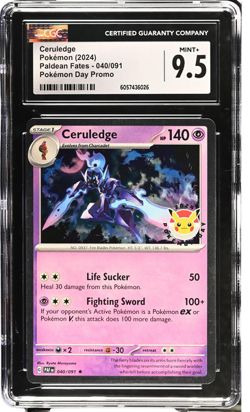 CGC 9.5 CERULEDGE PALDEAN FATES POKEMON DAY PROMO