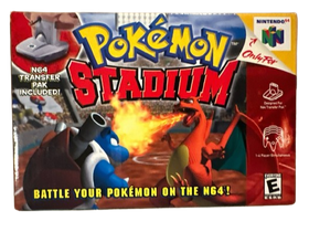 Pokemon Stadium N64 Transfer Pak included
